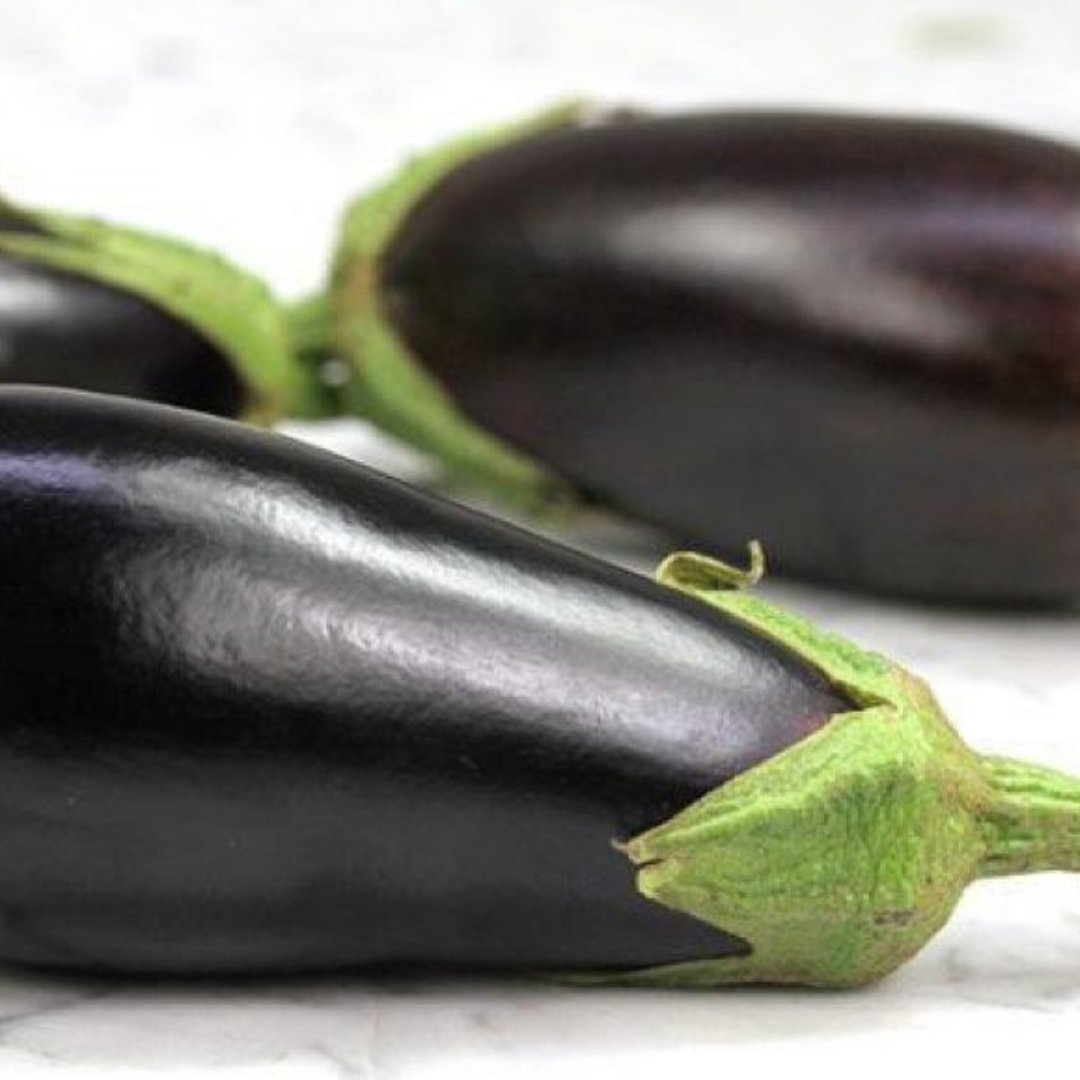 Eggplant ‘Market Supreme’ - 50 Seeds - Vegetable Seeds - Ajna Chakra