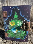 Mother Earth Journal-6x8 Coptic Bind The Chakra Garden